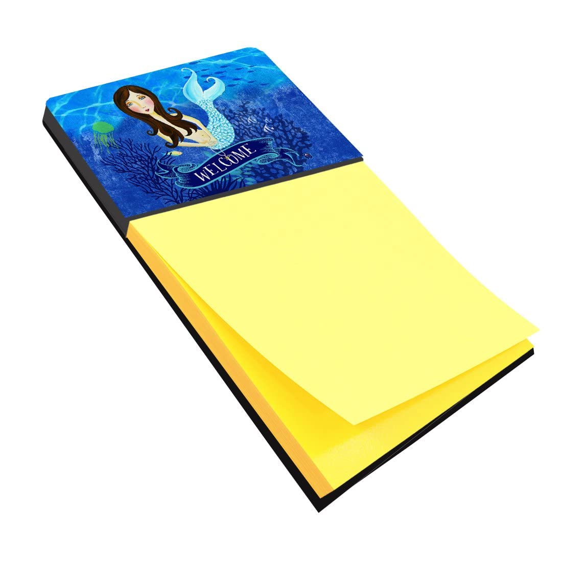 Caroline's Treasures Multicolor Desk Artwork Notepad Holder | Stylish Office Organizer for Notes, Pens & Stationery | Perfect for Home Office, Work Desk & Gift Giving (VHA3010SN)