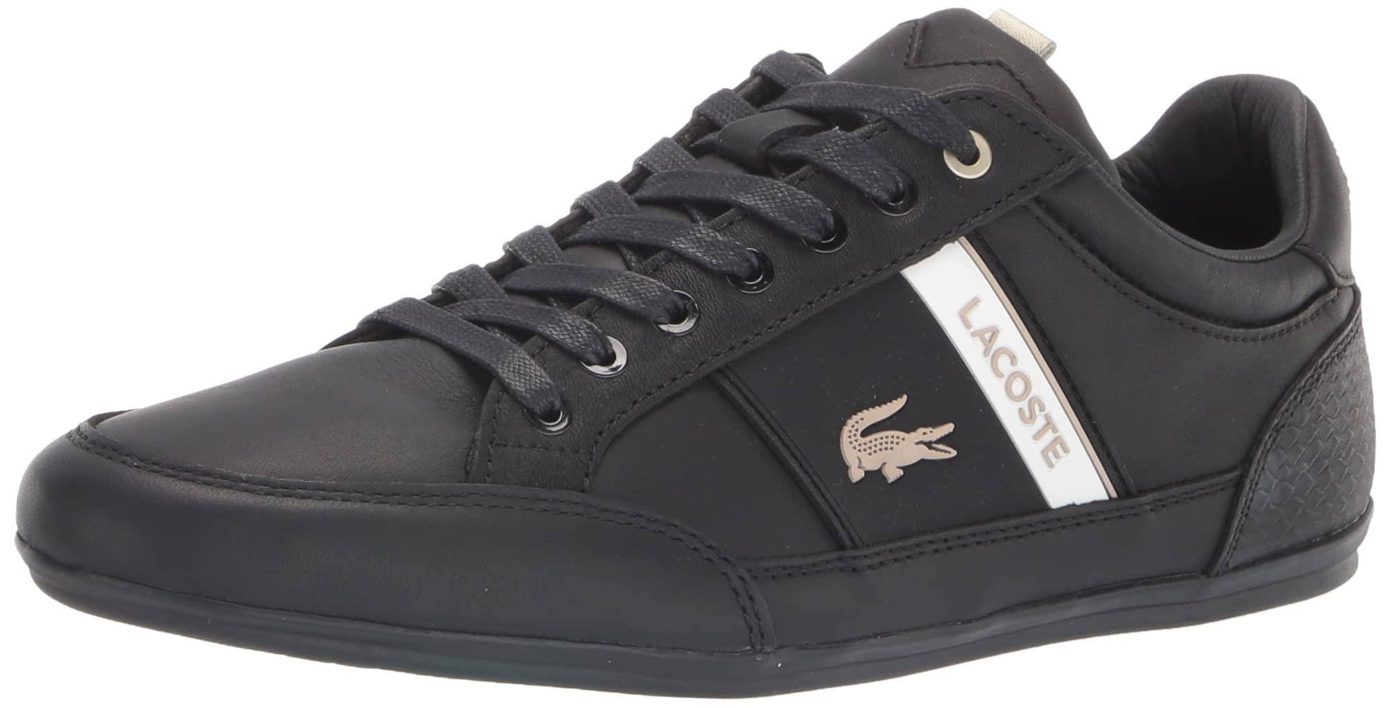 Lacoste Men's Chaymon Sneakers - Classic White Leather Casual Shoes for Men | Comfortable Walking & Everyday Wear | Perfect for Office, Dating & Travel