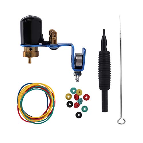 Professional Tattoo Machine Kit - Low Noise Stable Tattoo Pen for Liner & Shading | Complete Tattoo Gun Set with Accessories | Ideal for Tattoo Artists, Beginners & Home Use