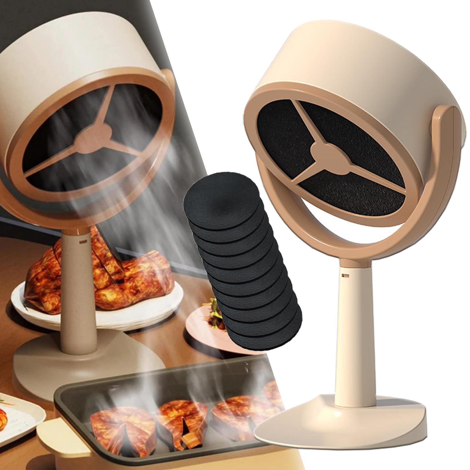 Smoke Away Air Purifier - Portable Plug-in Smoke Eliminator for Home, Office & Travel | Lorivu Smoke Purifier Fan for Clean Air Indoors