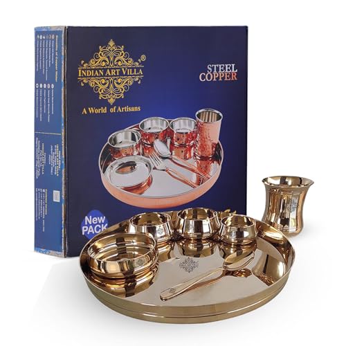 Mirror Finish Curved Bronze Dinner Set