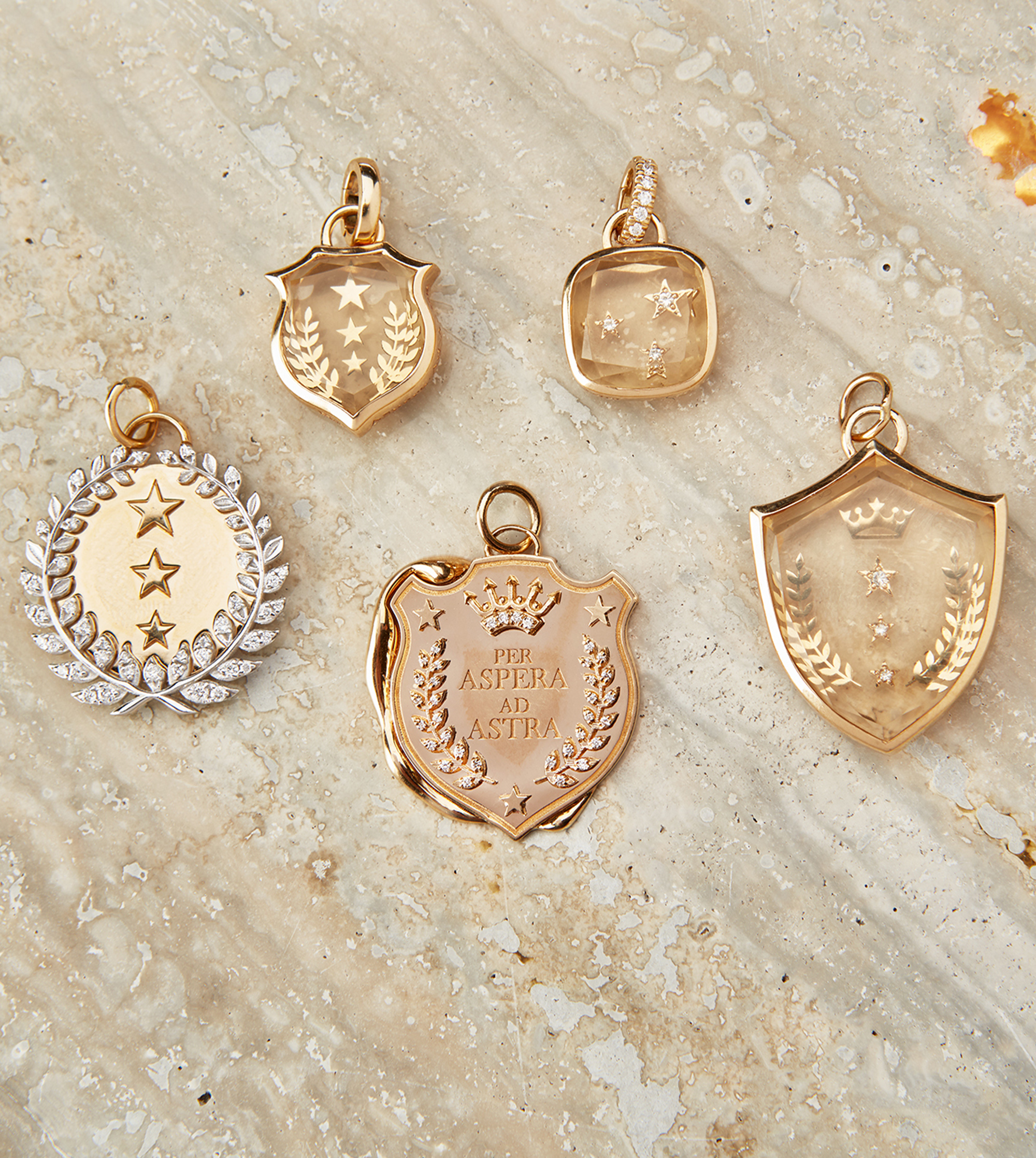 Per Aspera Ad Astra Dream Large Specialty Medallion - Inspirational Jewelry for Graduation Gifts, Motivational Keepsakes & Spiritual Tokens