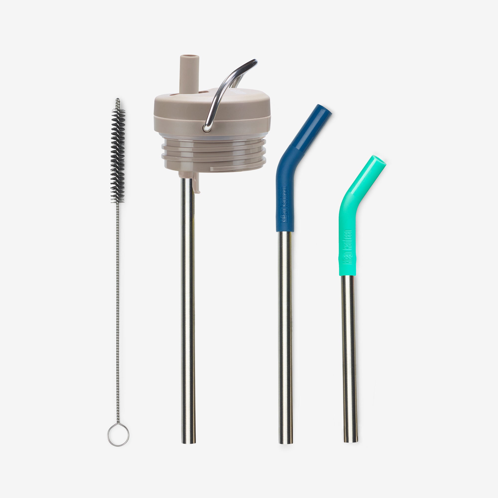 TKWide Twist Cap with Straw Kit - Reusable Water Bottle Lid for Hydration on the Go, Gym, Hiking & Outdoor Activities