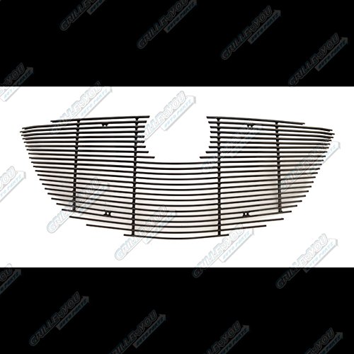 APS Black Aluminum Billet Front Grill Grille Insert Compatible with Mazda 3 2014-2016 (Model M65970H) - Upgrade Car Styling for Street & Show Performance - Perfect for Car Enthusiasts & Auto Shows