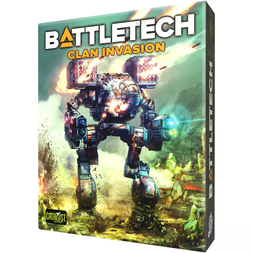 Battletech Clan Invasion Board Game - Strategy Tabletop Game for Sci-Fi Fans | Perfect for Game Nights & Collectors