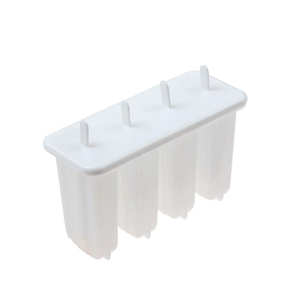 4-Pack Silicone Popsicle Molds - Easy to Use Ice Cream Molds for Homemade Popsicles, Lollies & Frozen Treats - Perfect for Summer Snacks, Kids Parties & Healthy Desserts