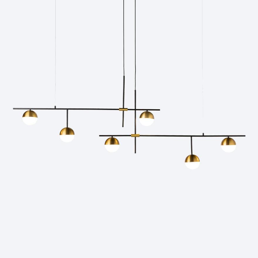 GORGON 150 Modern Pendant Light Fixture - Industrial Style Hanging Ceiling Lamp for Kitchen, Dining Room, Bedroom & Living Room Decor