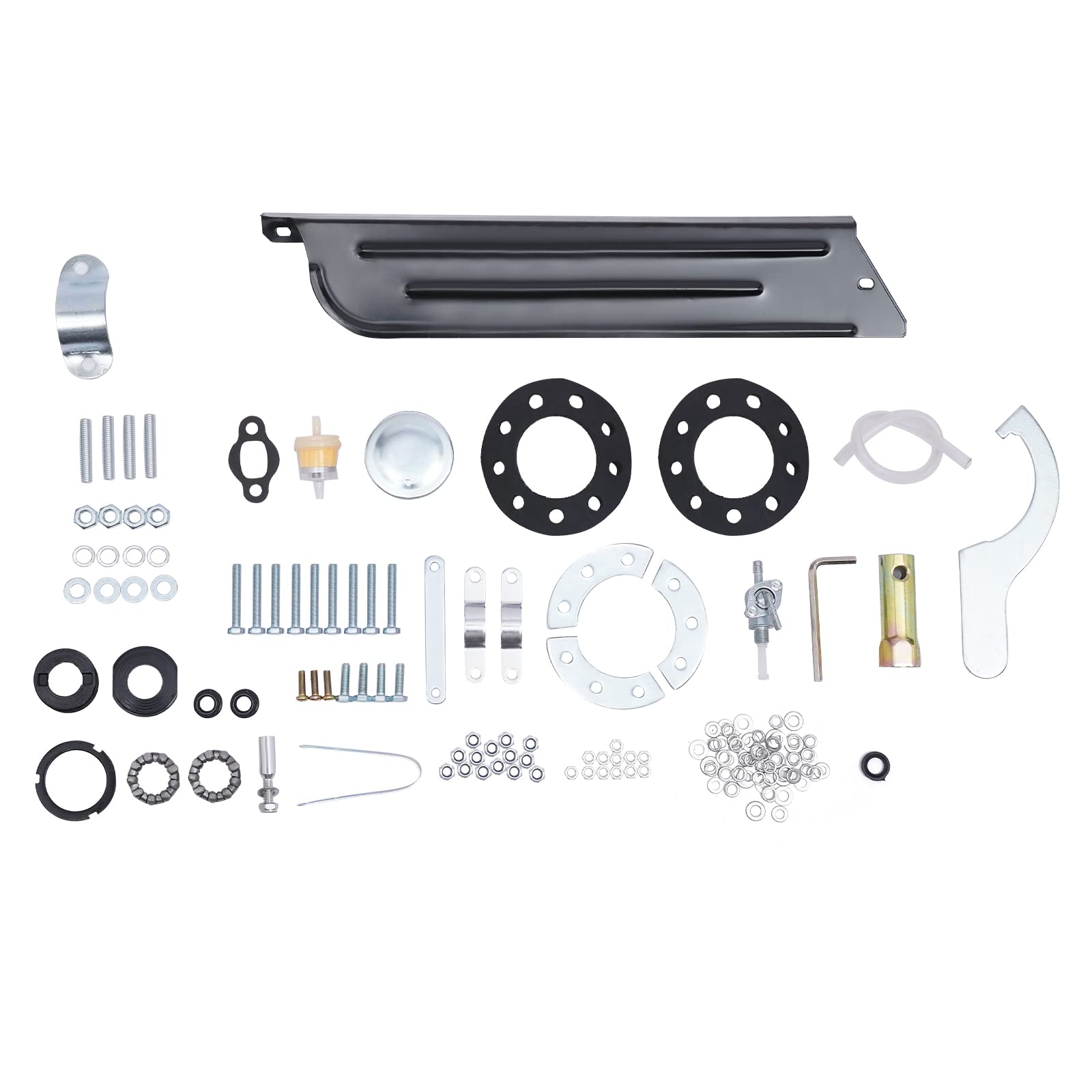 100CC 4-Stroke Bicycle Engine Kit - Single Cylinder Gas Motorized Bike Conversion Kit with Belt Drive for Scooters & Bicycles | Perfect for Commuting, Off-Road Adventures & DIY Bike Projects