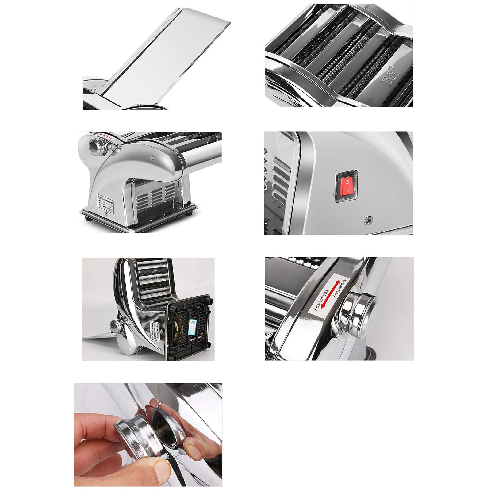 LIJCC Electric Pasta Maker Machine - Multifunction Noodle Rolling & Dumpling Maker for Home Use | Perfect for Italian Pasta, Asian Noodles & Homemade Wontons | Kitchen Essentials for Pasta Lovers