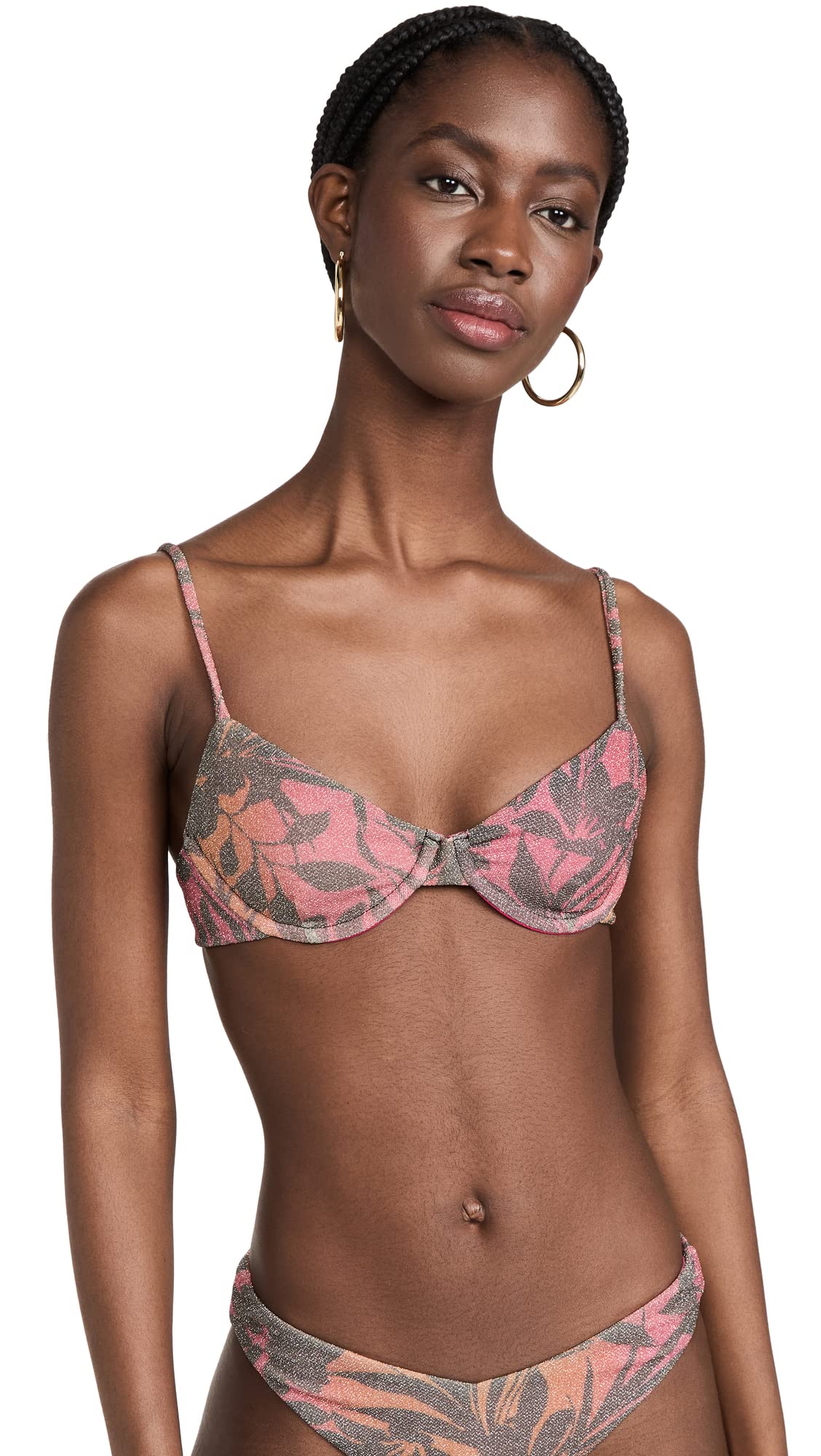 Beach Riot Women's Camilia Bikini Top - Sexy Swimwear for Summer, Pool & Beach Vacation | Perfect for Tanning, Surfing & Tropical Getaways