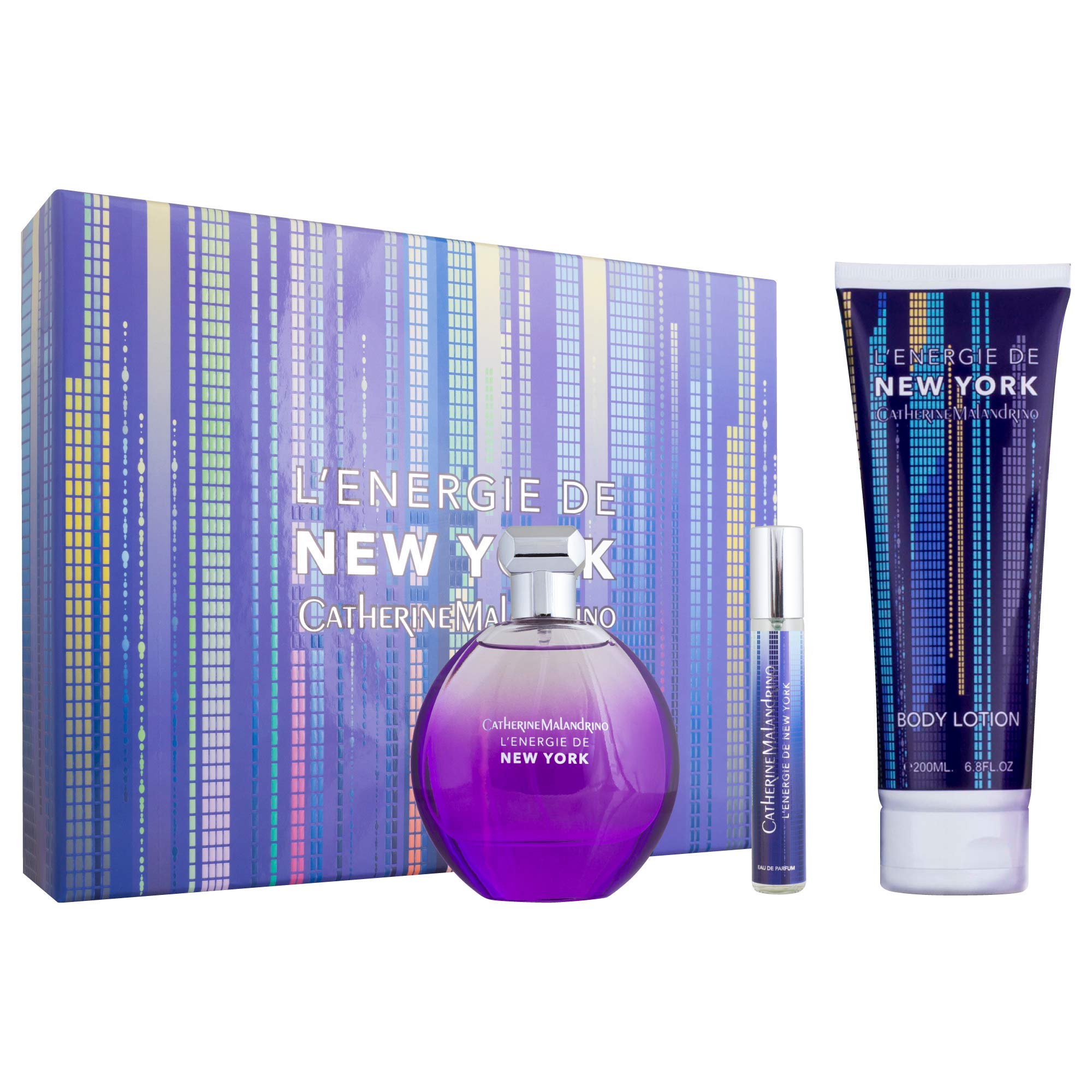Catherine Malandrino L'energie De New York Perfume Gift Set - Women's Floral Fragrance for Everyday Wear & Special Occasions
