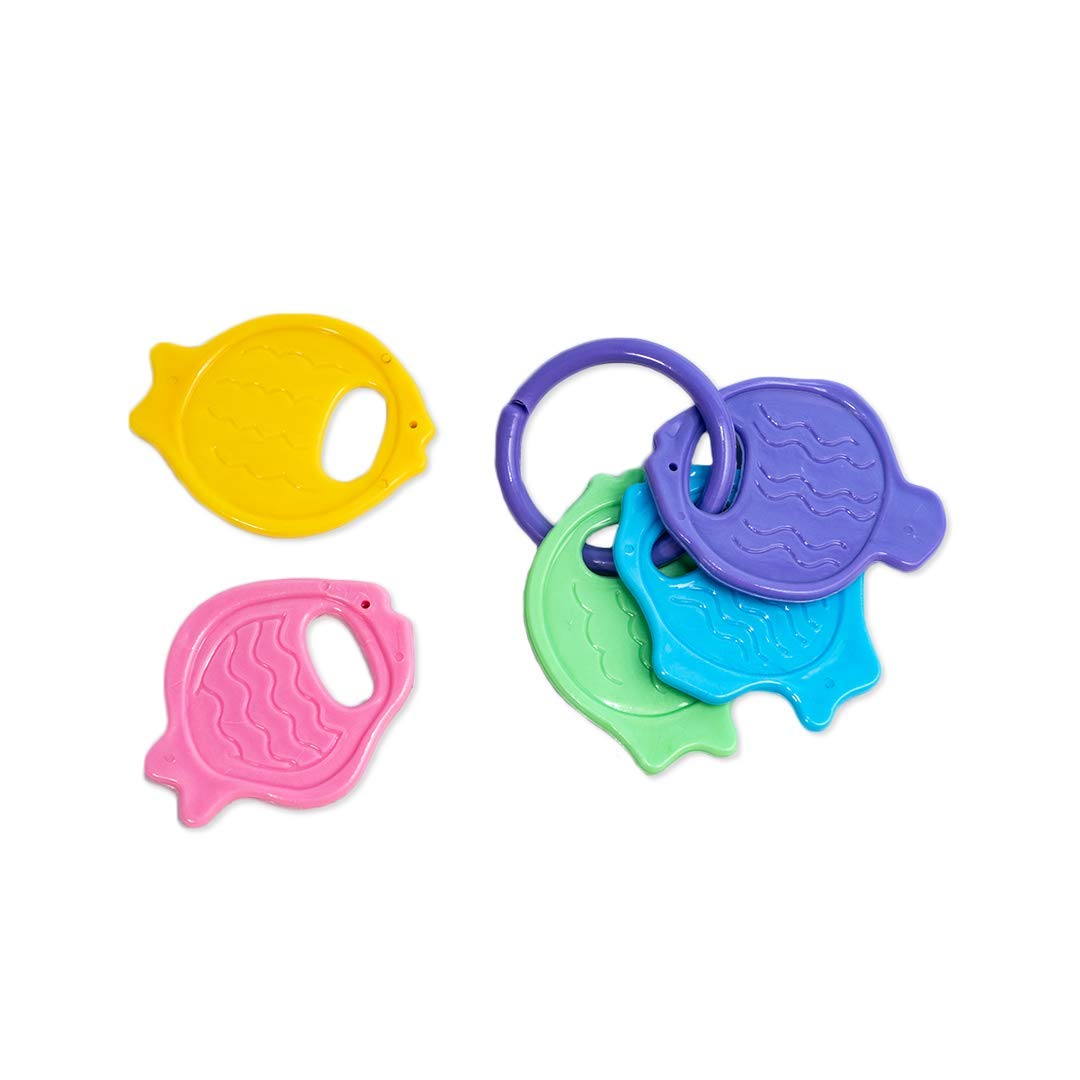 5-Piece Baby Aqua Teether Set - Safe & Soothing Teething Relief for Infants - Perfect for Home, Travel & Daycare Use