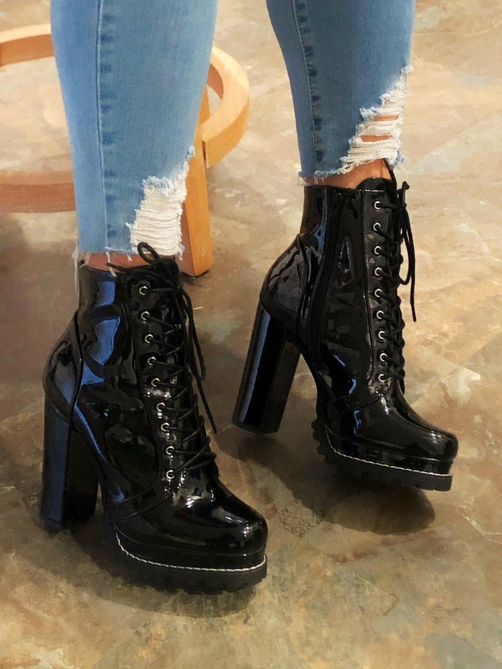 Monalisa Women's Ankle Boots - Stylish & Comfortable Fall Winter Booties for Casual Outfits | Perfect for Office, Dating & Everyday Wear