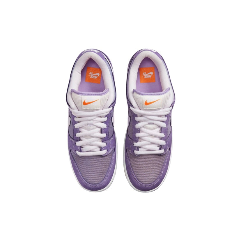 Nike SB Dunk Low Pro ISO Lilac Corduroy Skate Shoes - Comfortable & Stylish Sneakers for Men and Women - Perfect for Skateboarding, Casual Wear & Street Fashion