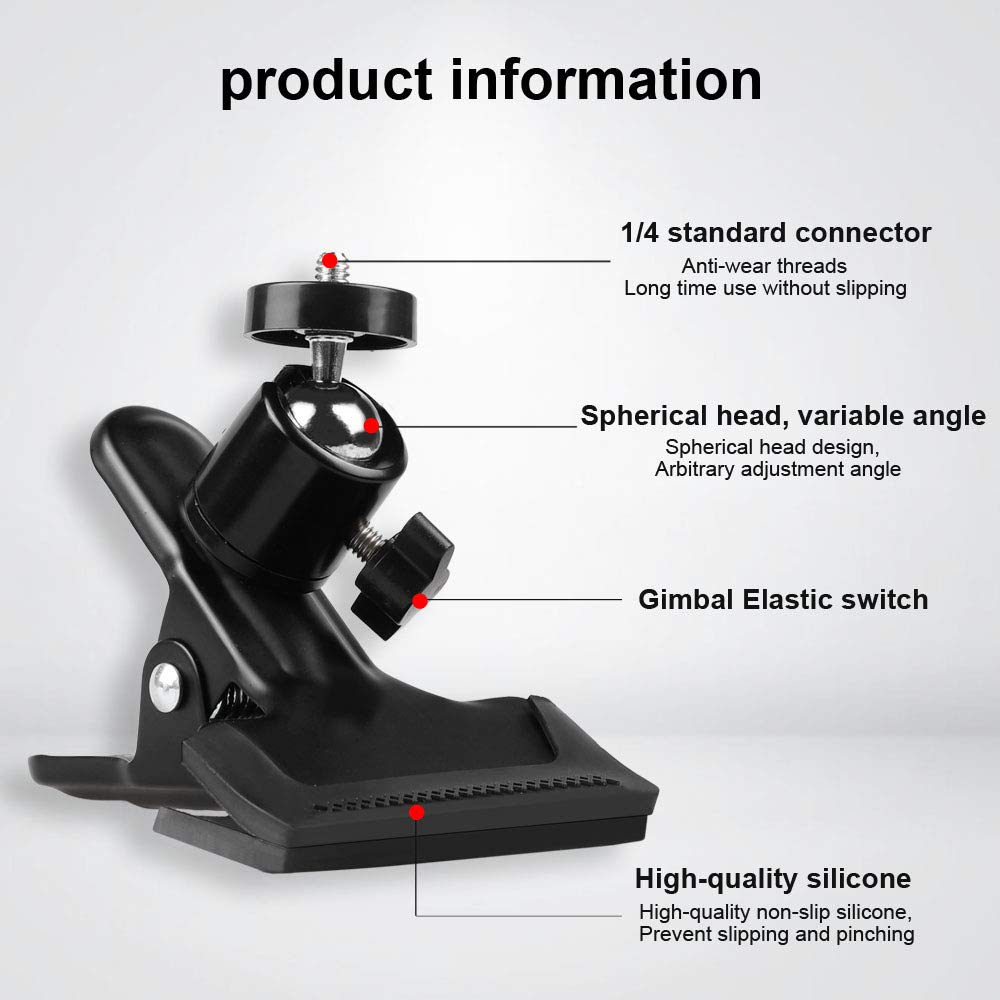 Guitar Bass Headphone Holder - Compatible with iPhone & Samsung for Live Streaming & Music Practice