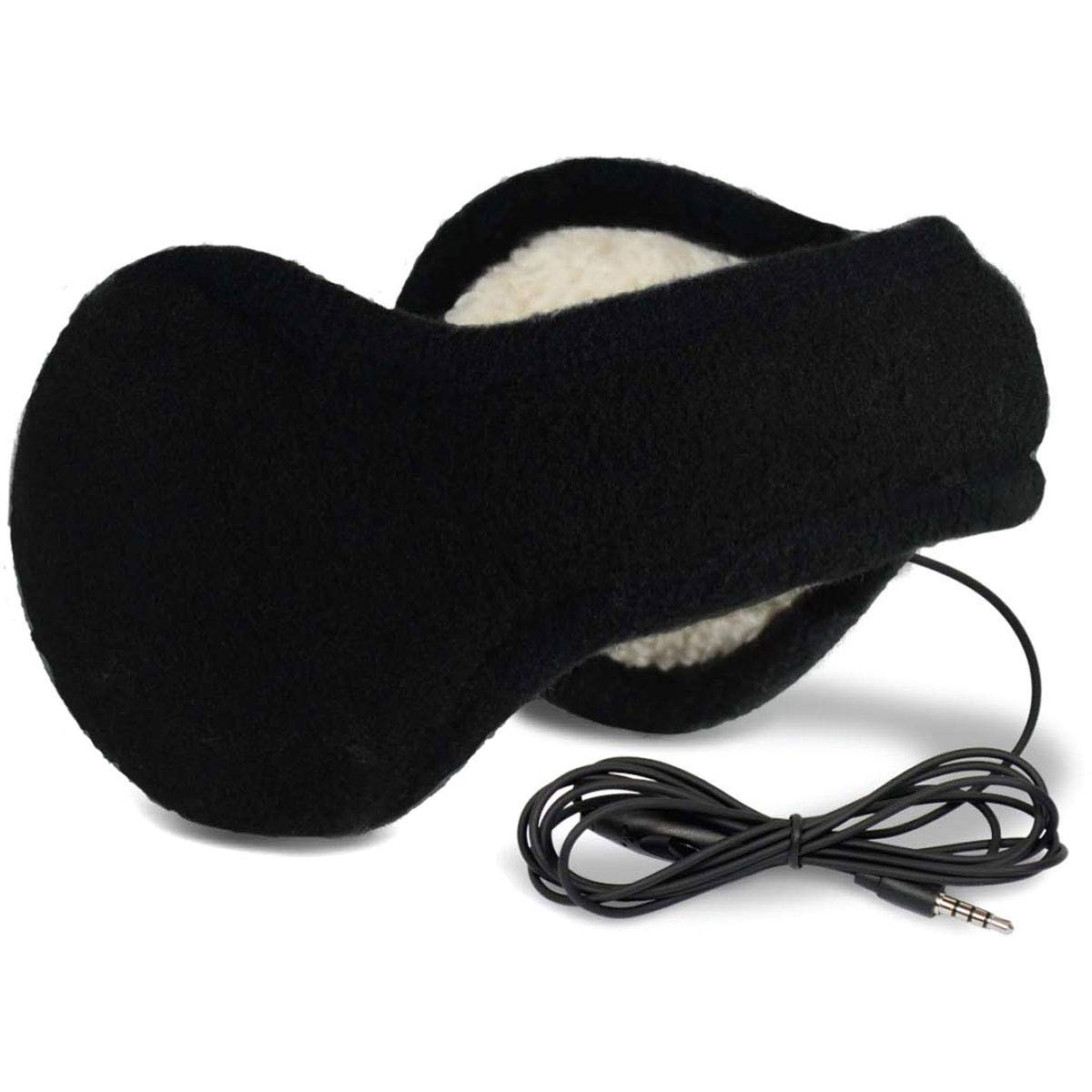 180s Tahoe Headphone Ear Warmer for Women - Winter Headband with Built-in Headphones, Black | Perfect for Running, Skiing & Outdoor Activities in Cold Weather