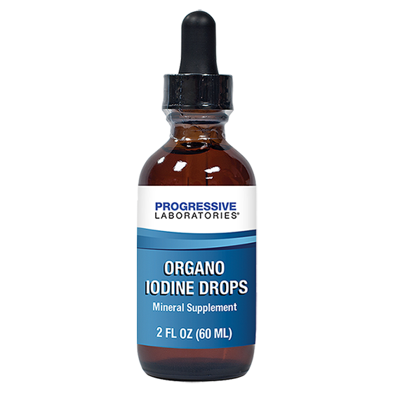 Organic Iodine Drops 2oz - Natural Liquid Iodine Supplement for Thyroid Support, Immune Health & Metabolism - Perfect for Daily Wellness Routine & Detox