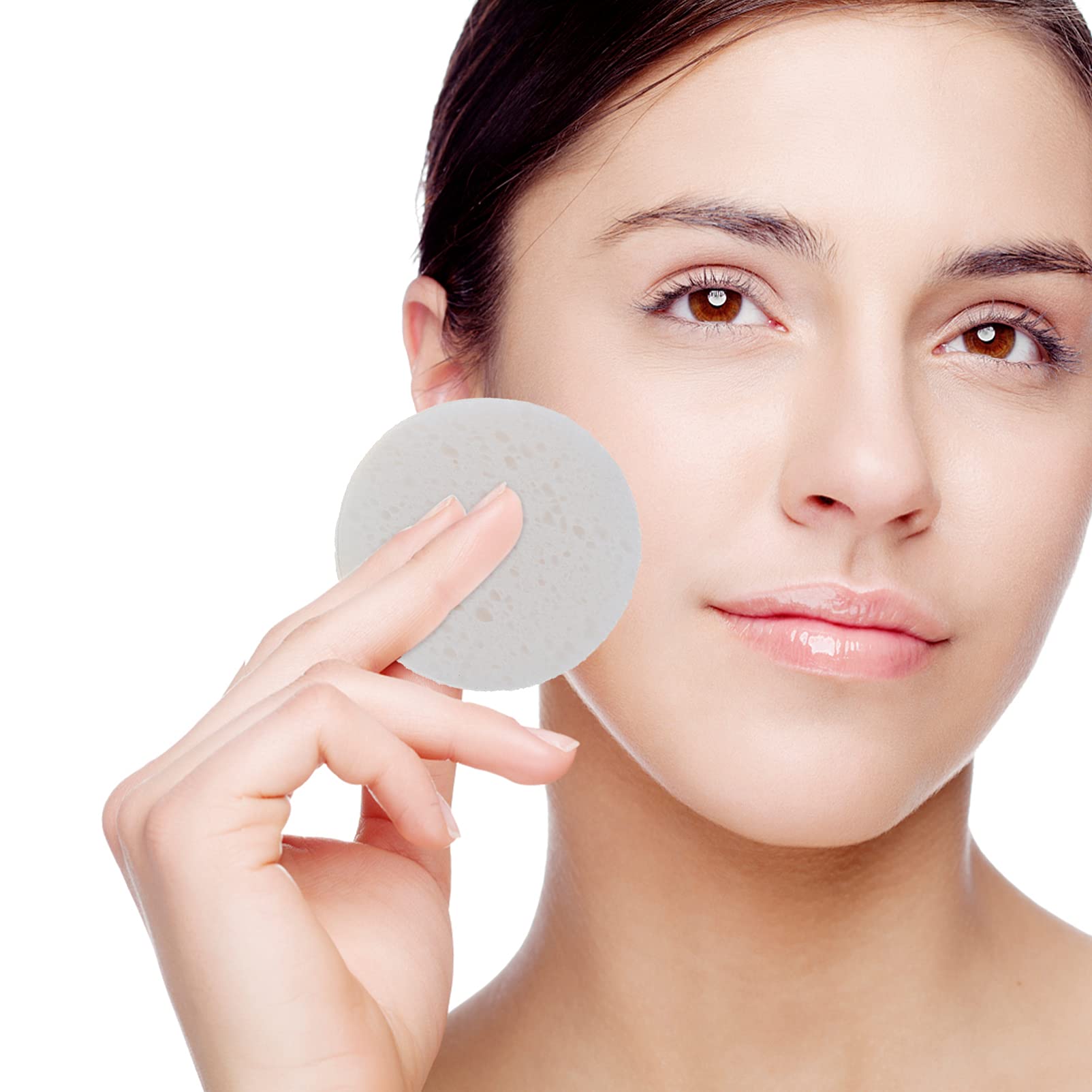 EXCLUZO 200pcs Makeup Sponge Beauty Puffs - Foundation Applicator & Cleansing Pads for Daily Makeup Removal