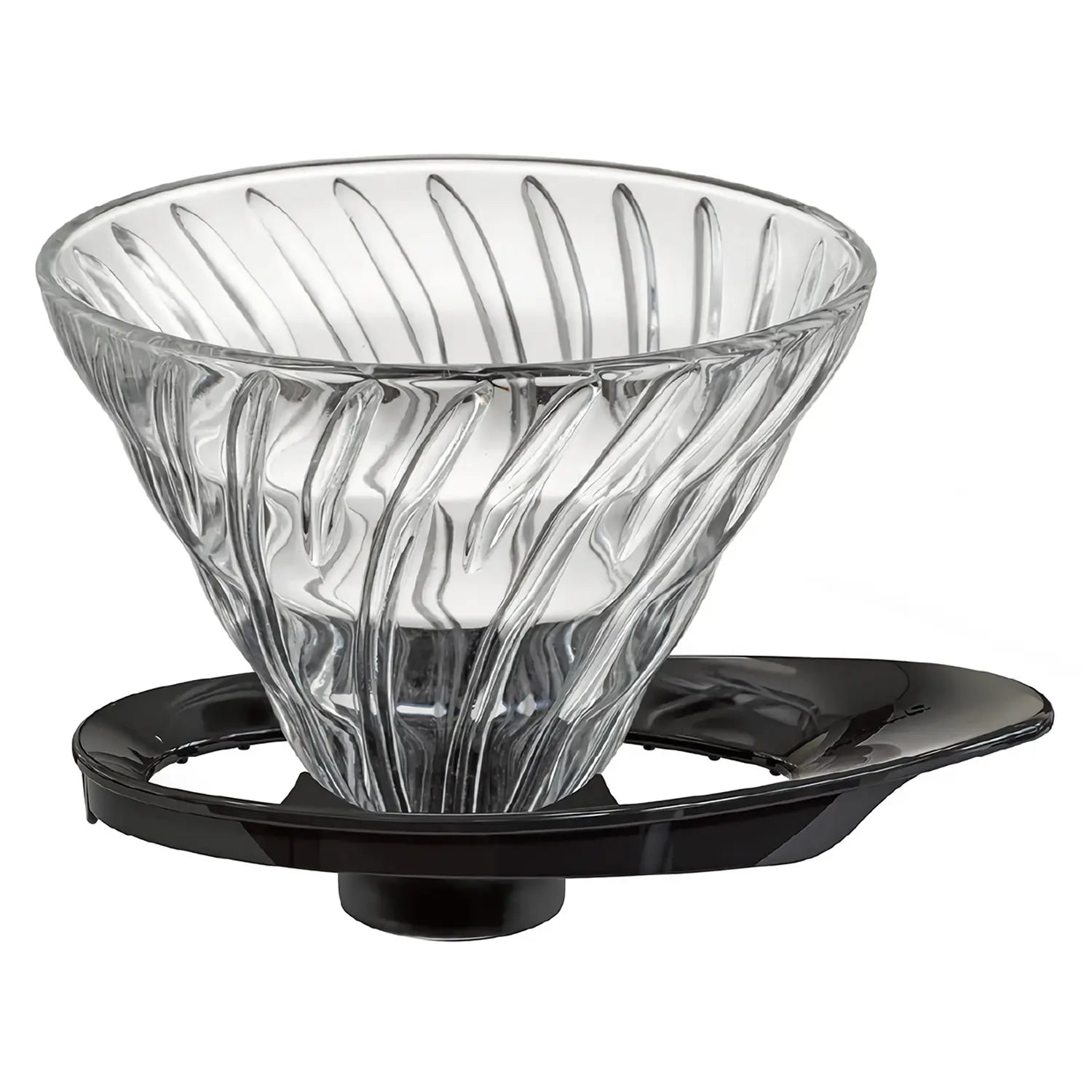 Hario V60 Heat Resistant Glass Coffee Dripper - Premium Pour Over Coffee Maker for Home & Office Brewing - Perfect for Specialty Coffee Lovers & Baristas
