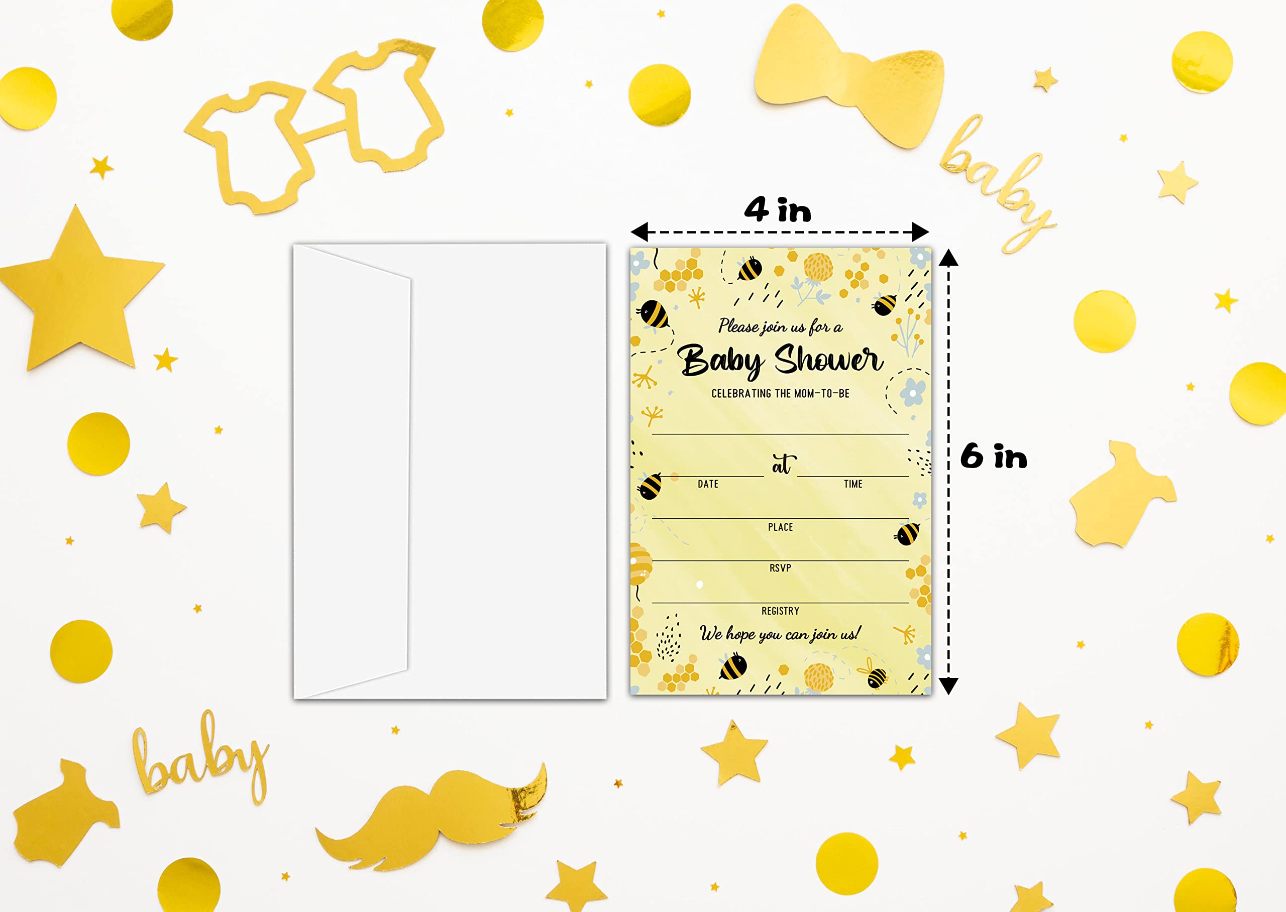 Baby Shower Game Set - 24 Printable Baby Shower Game Cards with Answer Sheets - Baby Shower Party Favors, Decorations & Activities for Coed Showers, Gender Reveals & New Mom Celebrations