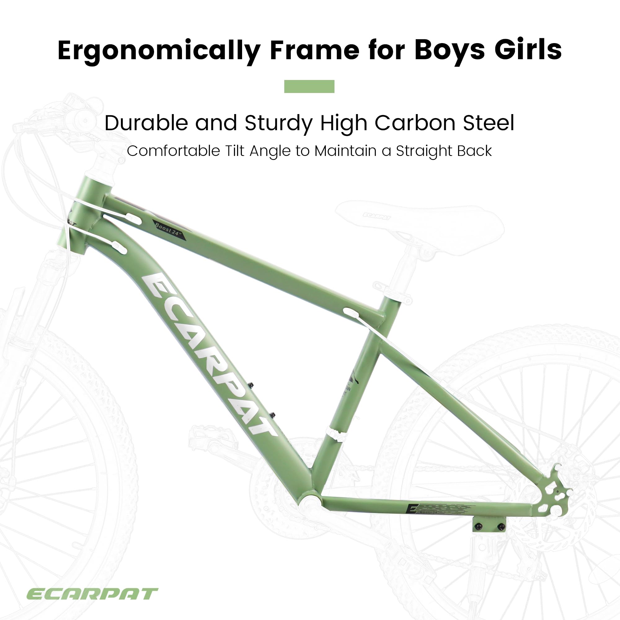 **20/24/26 Inch Kids Mountain Bike - 7/21 Speed Bicycle for Boys & Girls, Teens & Students - Perfect for School Commute, Birthday Gifts & Outdoor Adventures**