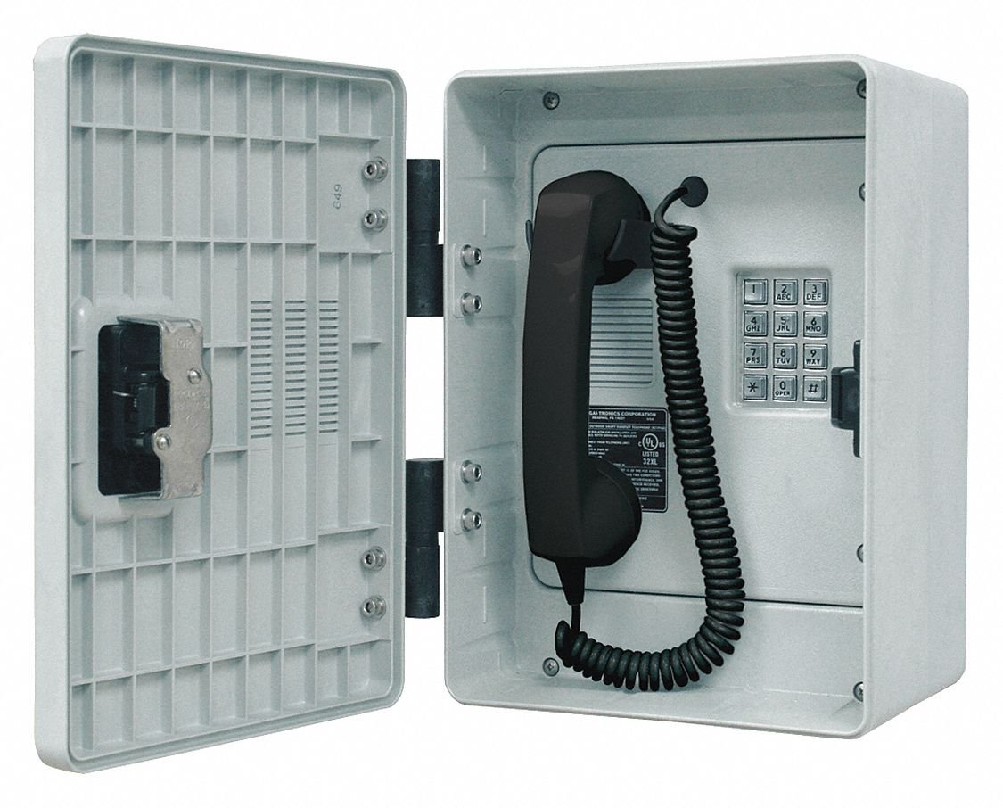 Weatherproof Telephone - Rugged Outdoor Phone with Waterproof & Shockproof Design for Hiking, Camping, and Emergency Use