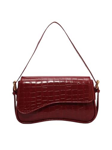 Burgundy Crocodile