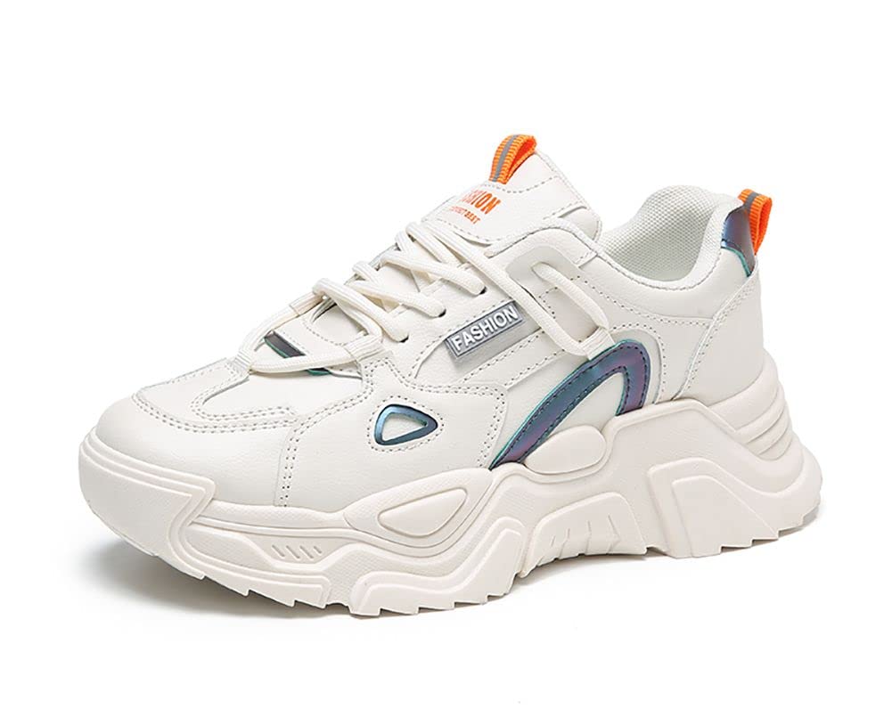 VV87 Women's Breathable Casual Walking & Running Shoes - Platform Fashion Sneakers for Women - Comfortable Gym Workout & Daily Wear Shoes