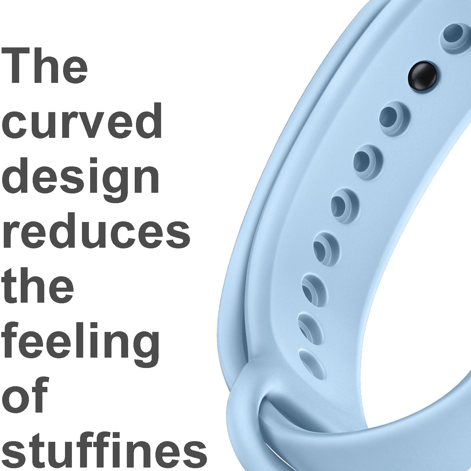 BABEJIA 3PCS Replacement Bracelets for Xiaomi Mi Band 9/8 - Soft, Breathable, Adjustable Wristbands for Xiaomi Smart Band 9 & 8 - Perfect for Fitness, Running, Swimming & Daily Wear