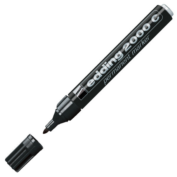 edding 2000C Permanent Marker Pen - Bullet Tip, Fade-Resistant Ink for Office, School & Industrial Use - Perfect for Labeling, Marking & DIY Projects