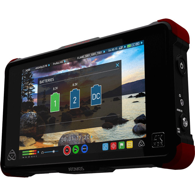 Atomos Ninja Flame 7” 4K HDMI Recording Monitor for DSLR & Mirrorless Cameras - Professional Video Production & Live Streaming Accessory