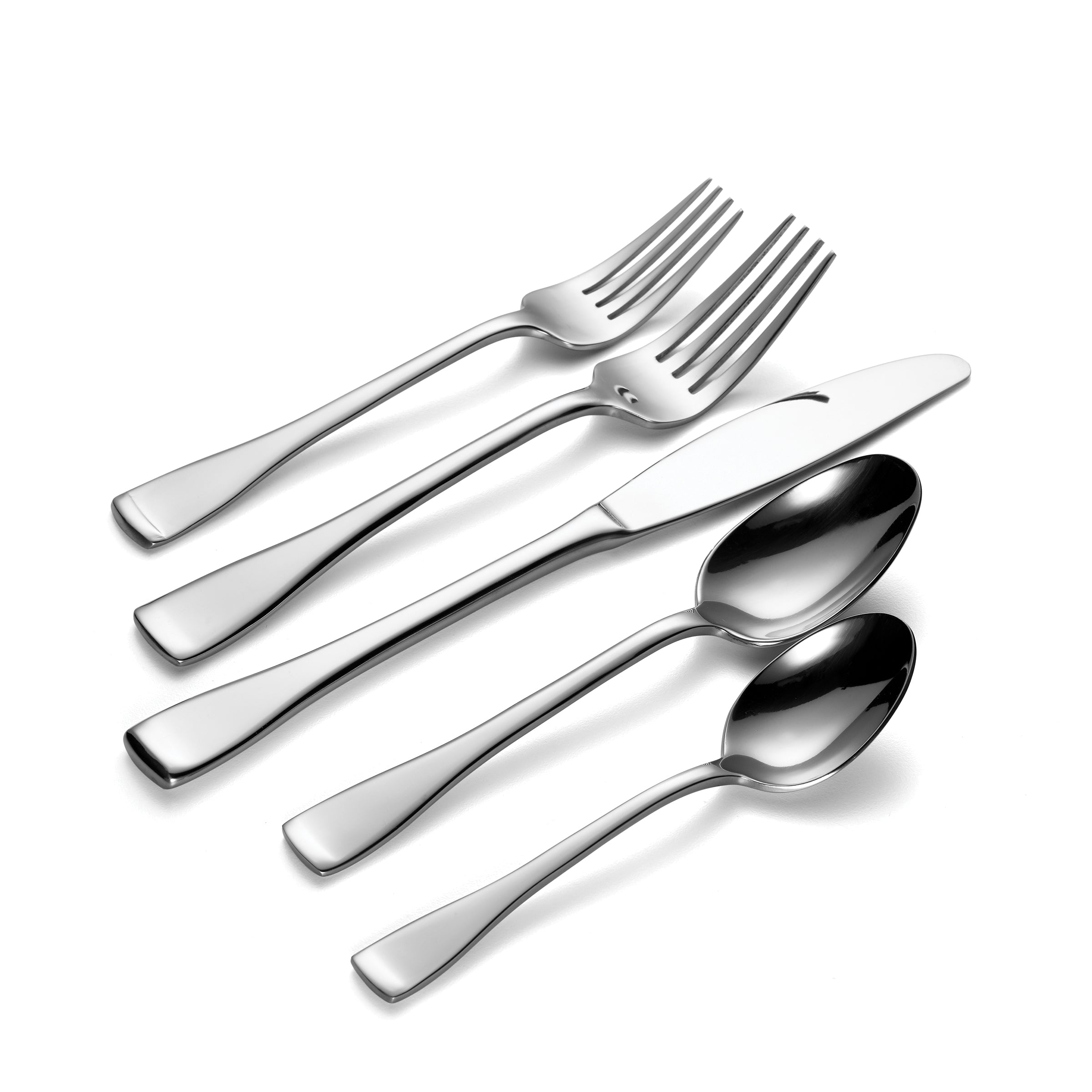 Premium 50-Piece Flatware Set - Stainless Steel Silverware Set for 12 - Elegant Dinnerware for Home, Restaurant & Catering - Perfect for Dining, Parties & Special Occasions