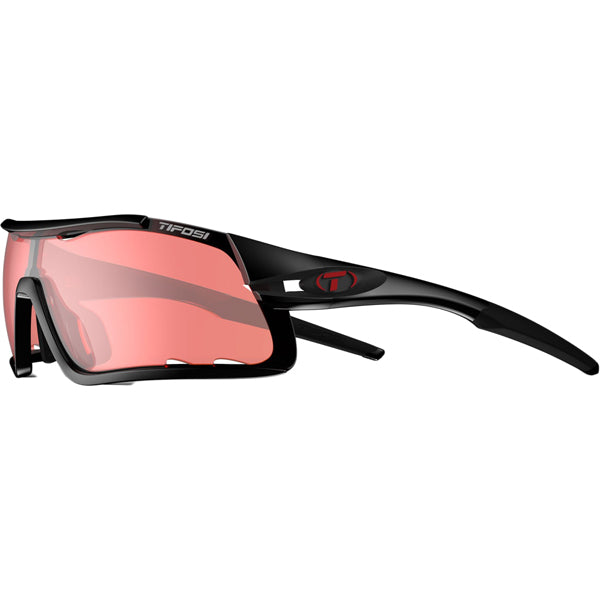 Davos Crystal Black/Enliven Bike Lens - Polarized Cycling Sunglasses for Men & Women - UV Protection for Road & Mountain Biking, Running, Hiking & Outdoor Sports