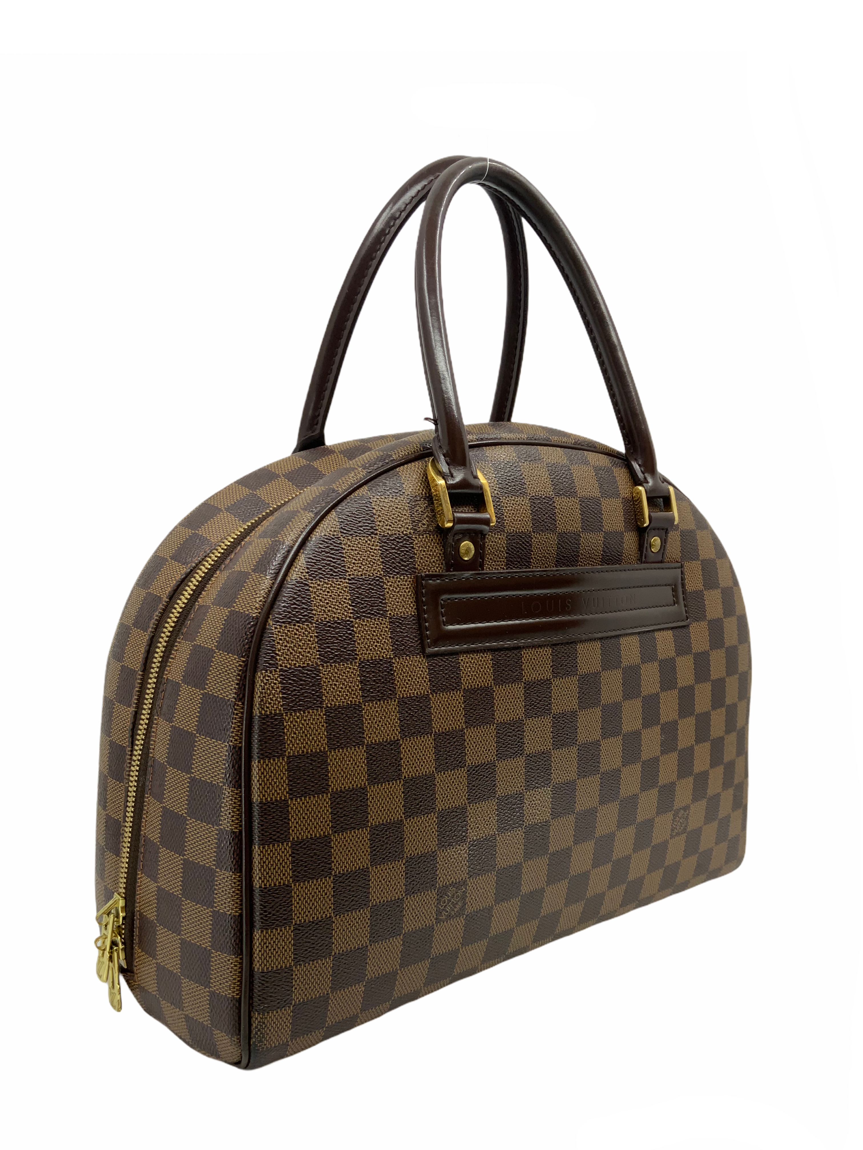 Authentic Louis Vuitton Damier Ebene Nolita Crossbody Bag - Luxury Leather Handbag for Women, Perfect for Work, Travel & Evening Events
