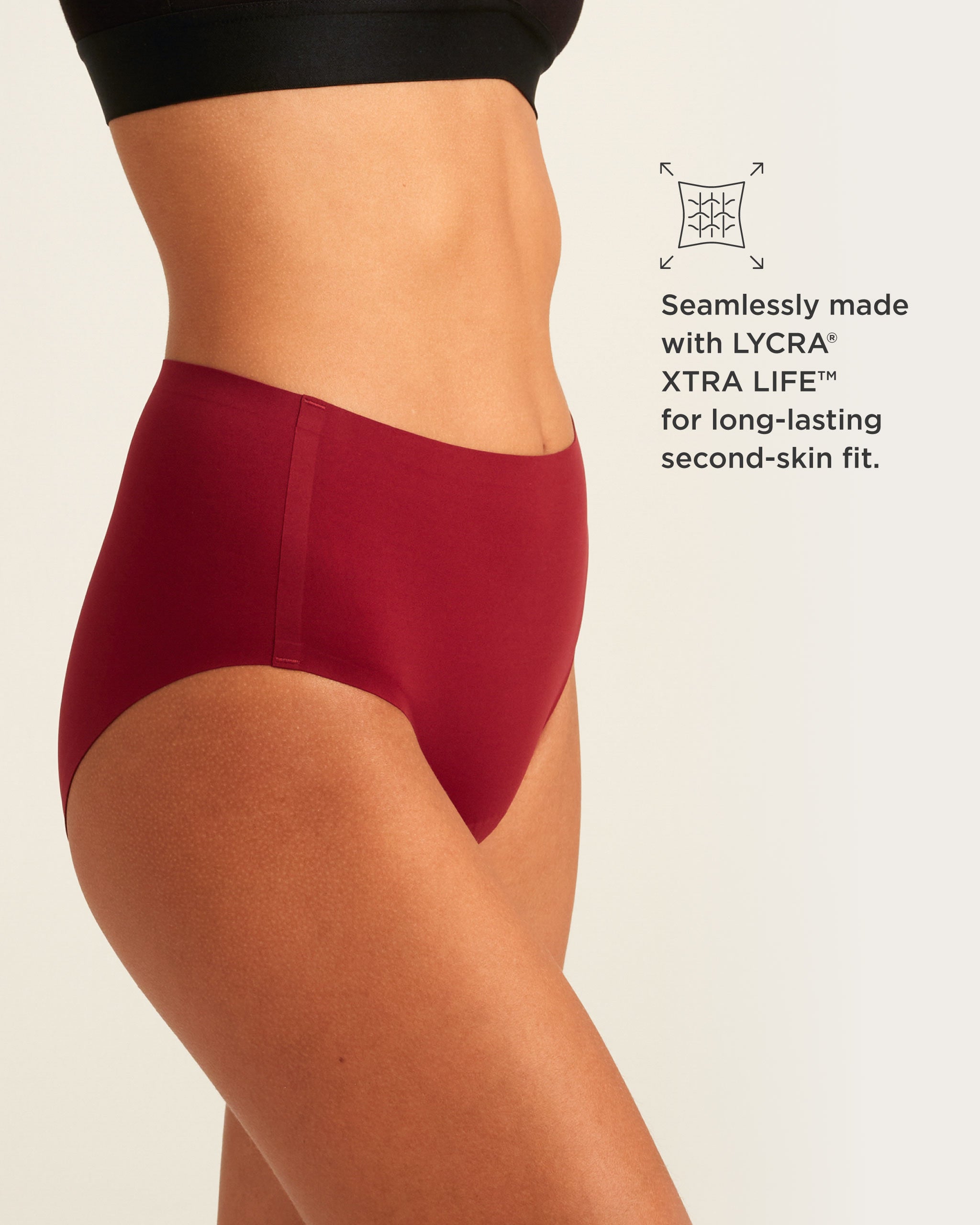 Leakproof Seamless High Waist Tummy Control Shapewear - Slimming Underwear for Women, Comfortable & Breathable - Perfect for Workout, Yoga, Office & Daily Wear