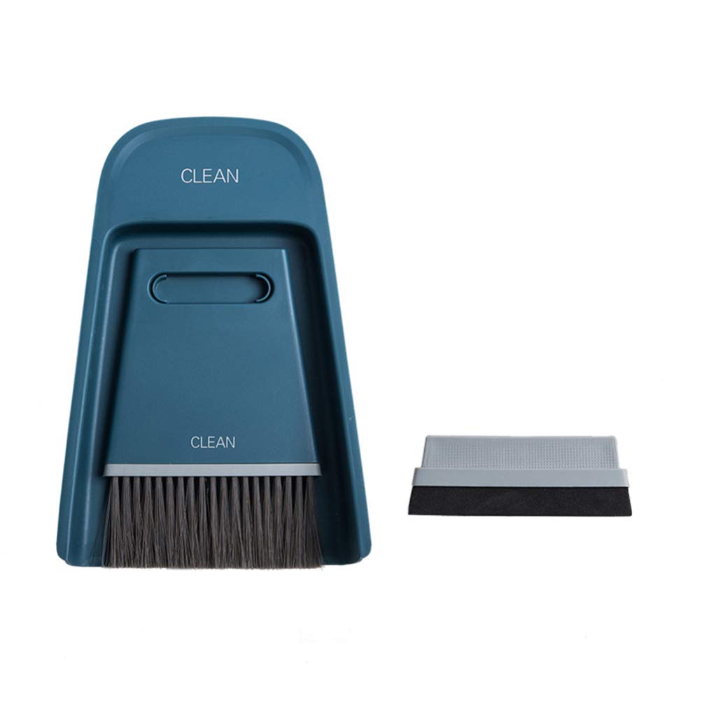 Mini Broom and Dustpan Set - Glass Saucepan & Desktop Cleaning for Home & Office