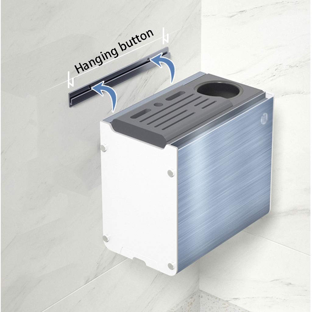 Universal Adjustable Metal Brushed Knife Block Holder - Wall Mounted Champagne Gold Kitchen Knife Storage Organizer for Home & Restaurant Use - Perfect for Countertop, Drawer or Cabinet Organization