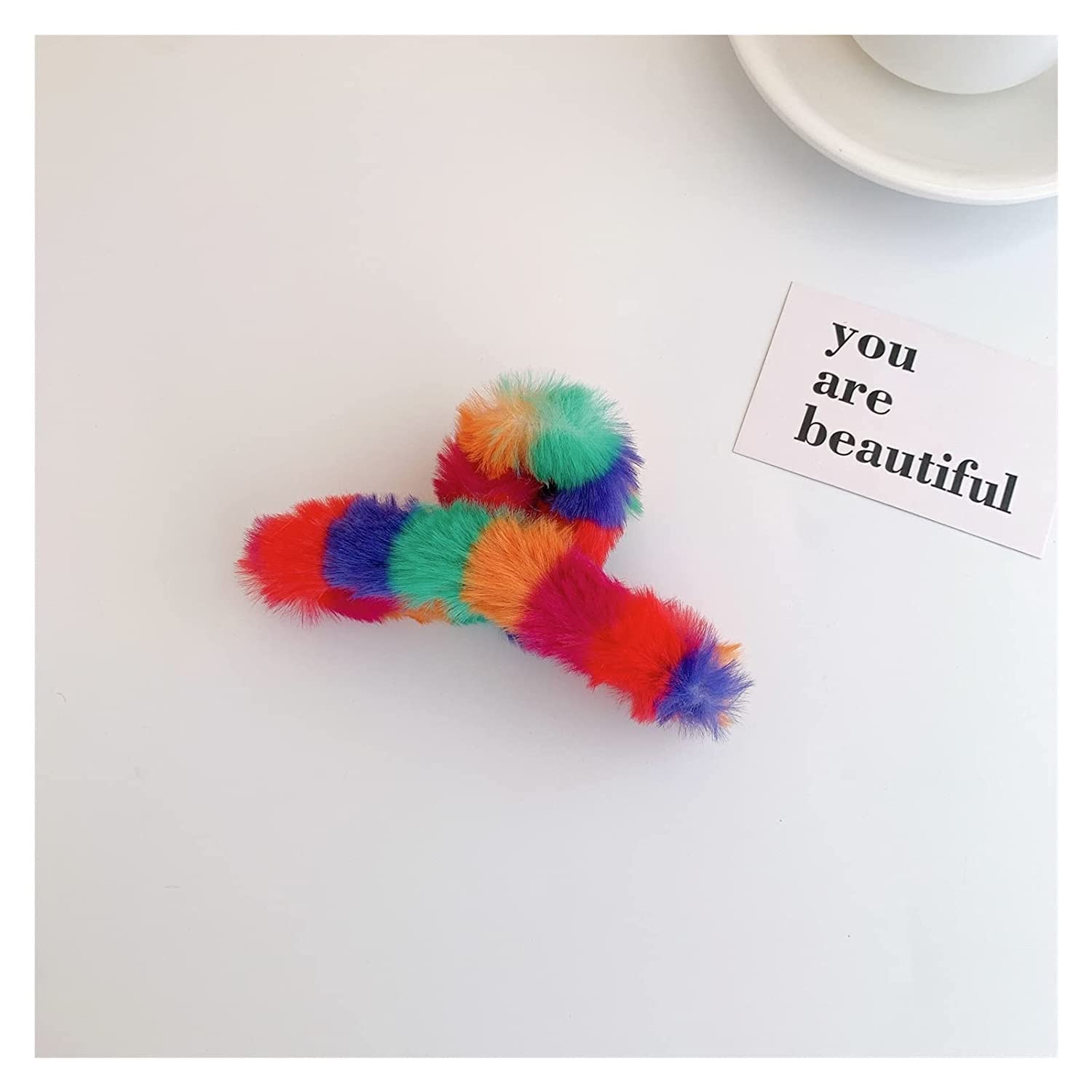 Soft Plush Hair Clips & Claws for Women - Fashion Hair Accessories Combs & Barrettes for Autumn Winter Styling - Perfect for Daily Wear, Parties & Special Occasions