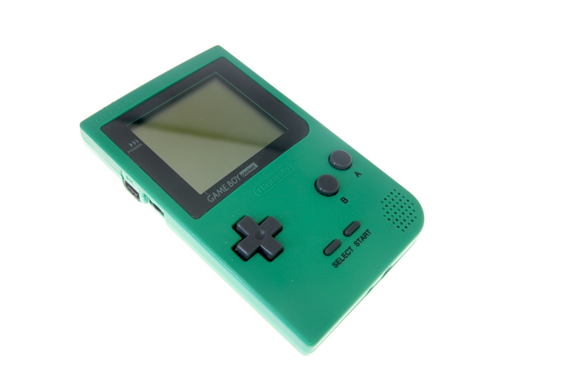 Original Game Boy Pocket Green - Retro Handheld Gaming Console for Nintendo Enthusiasts | Perfect for Collectors & Classic Gaming on the Go