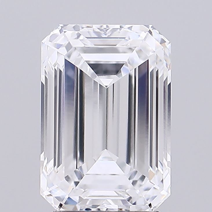 3 Carat D Color VVS1 Clarity Emerald Cut Lab-Grown Diamond for Engagement Rings & Fine Jewelry