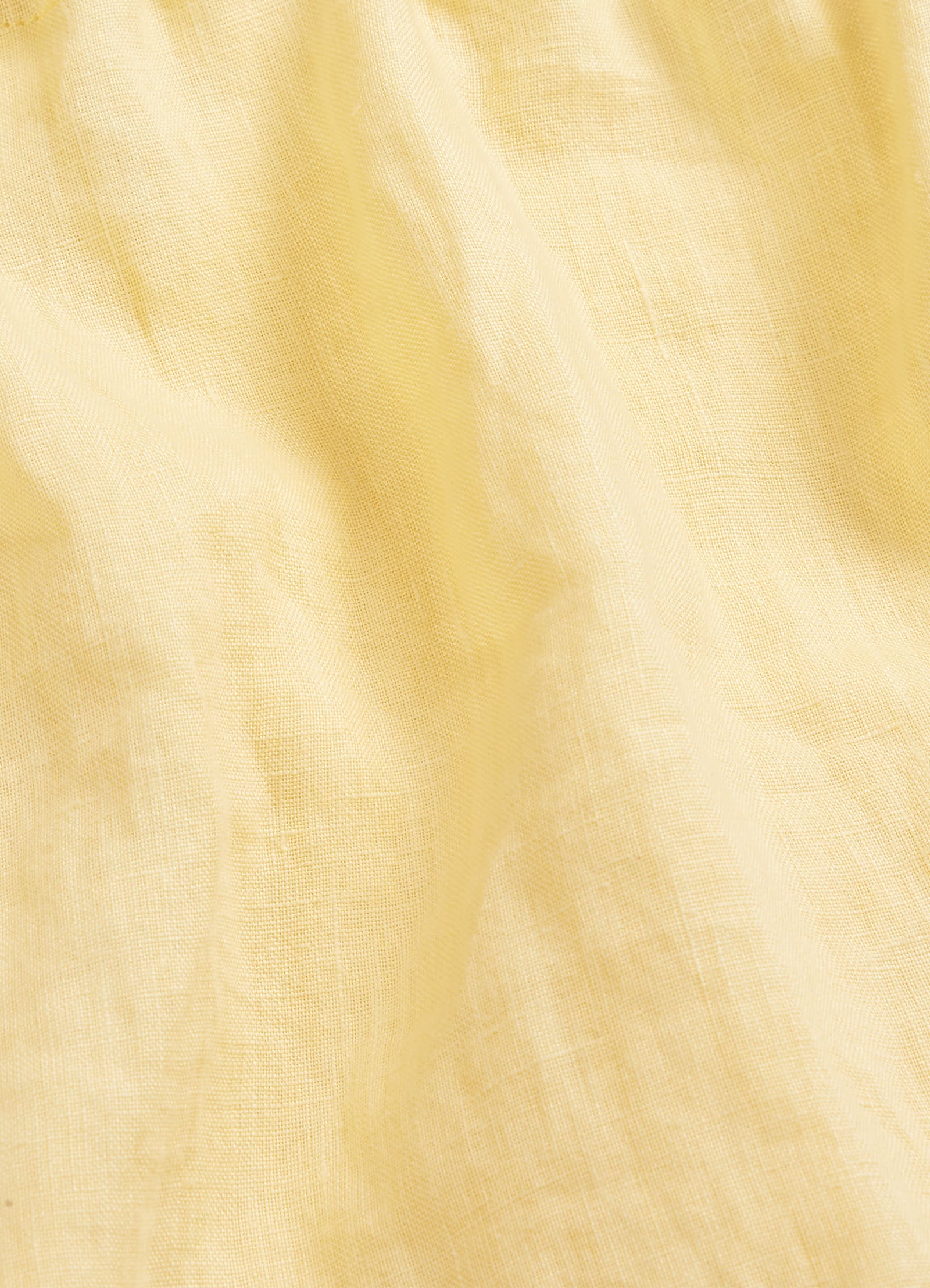 Stylish Linen Playsuit in Lemon Yellow - Perfect for Summer Outings & Beach Vacations