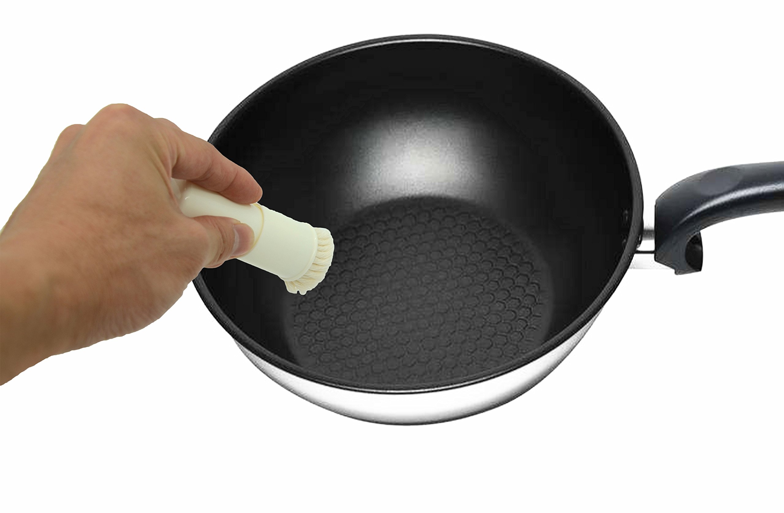 EIKS Stainless Steel BBQ Grill Oil Brush with Detachable Oil Container - Perfect for Grilling, Teppanyaki, and Outdoor Cooking