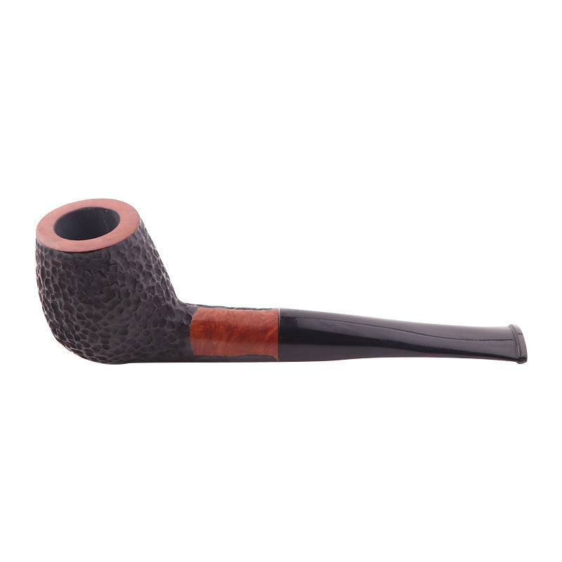 Handmade Mini Pipe - Straight Handle Solid Wood Smoking Accessory | Portable & Detachable Design for Travel, Camping & Outdoor Use