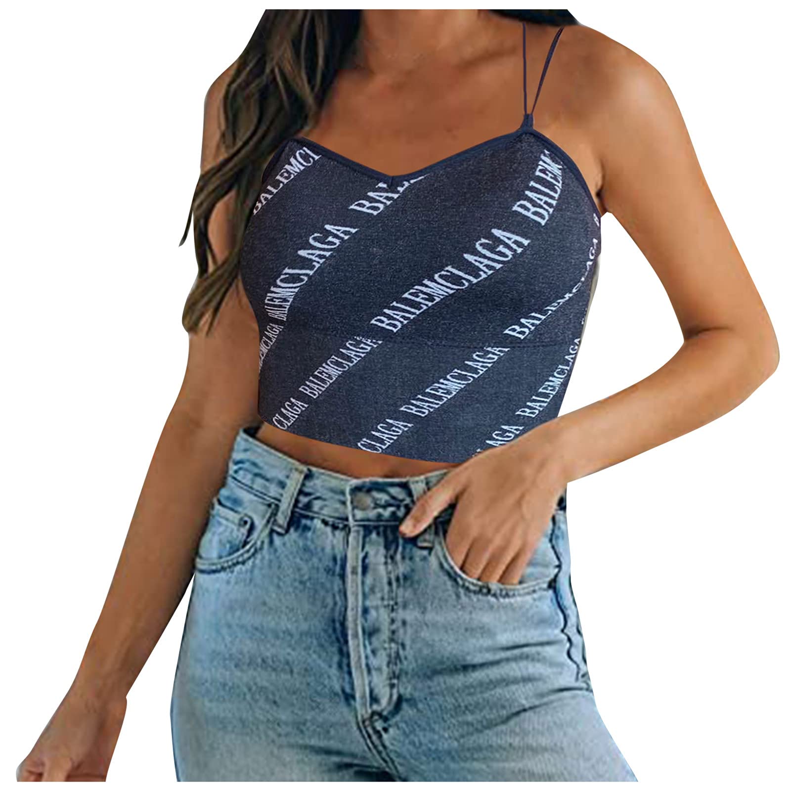 Sexy Sleeveless Sports Bra for Women - Longline Yoga Tank Top with Removable Pads, Workout & Gym Essentials - Perfect for Yoga, Running, and Fitness Training