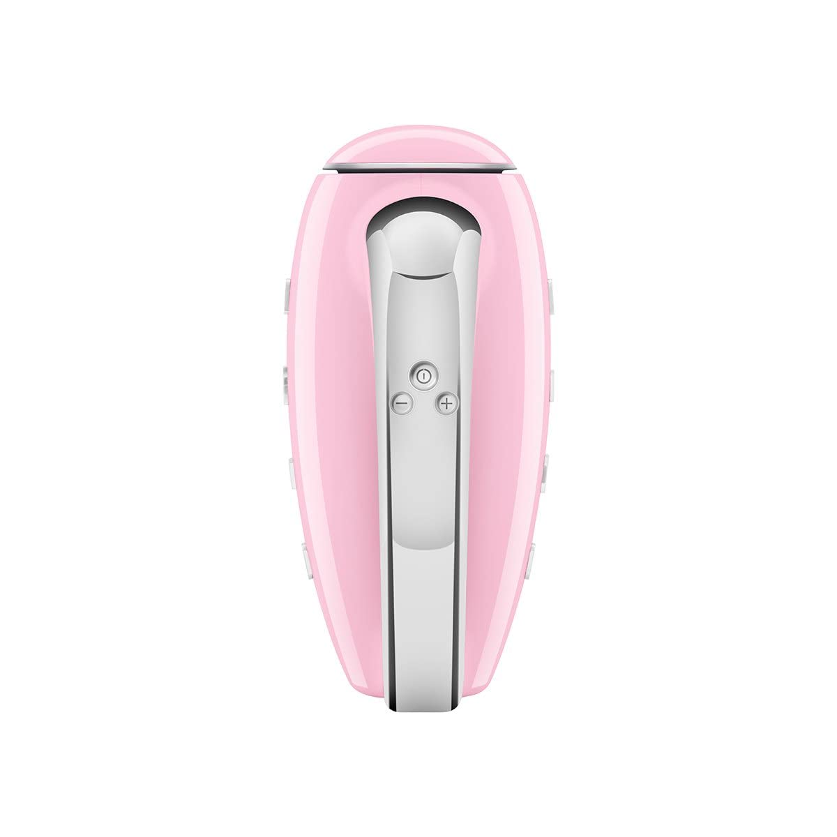 SMEG Pink Retro 50s Style Electric Hand Mixer - Includes Dough Hooks, Beaters & Whisks - Perfect for Baking Cakes, Cookies & Whipping Cream at Home