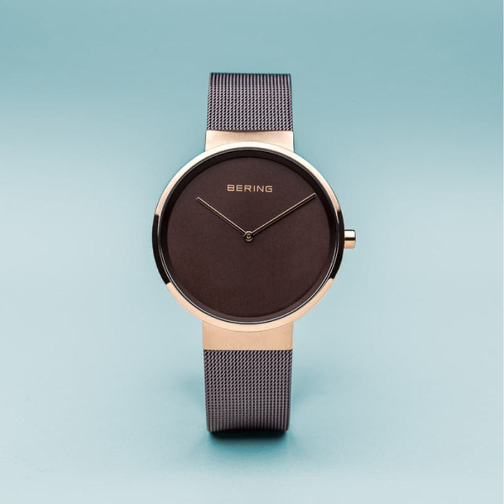 BERING 14539-262 Women's Watch - Elegant Stainless Steel Analog Watch with Date Window, Water Resistant, Perfect for Work, Parties & Everyday Wear