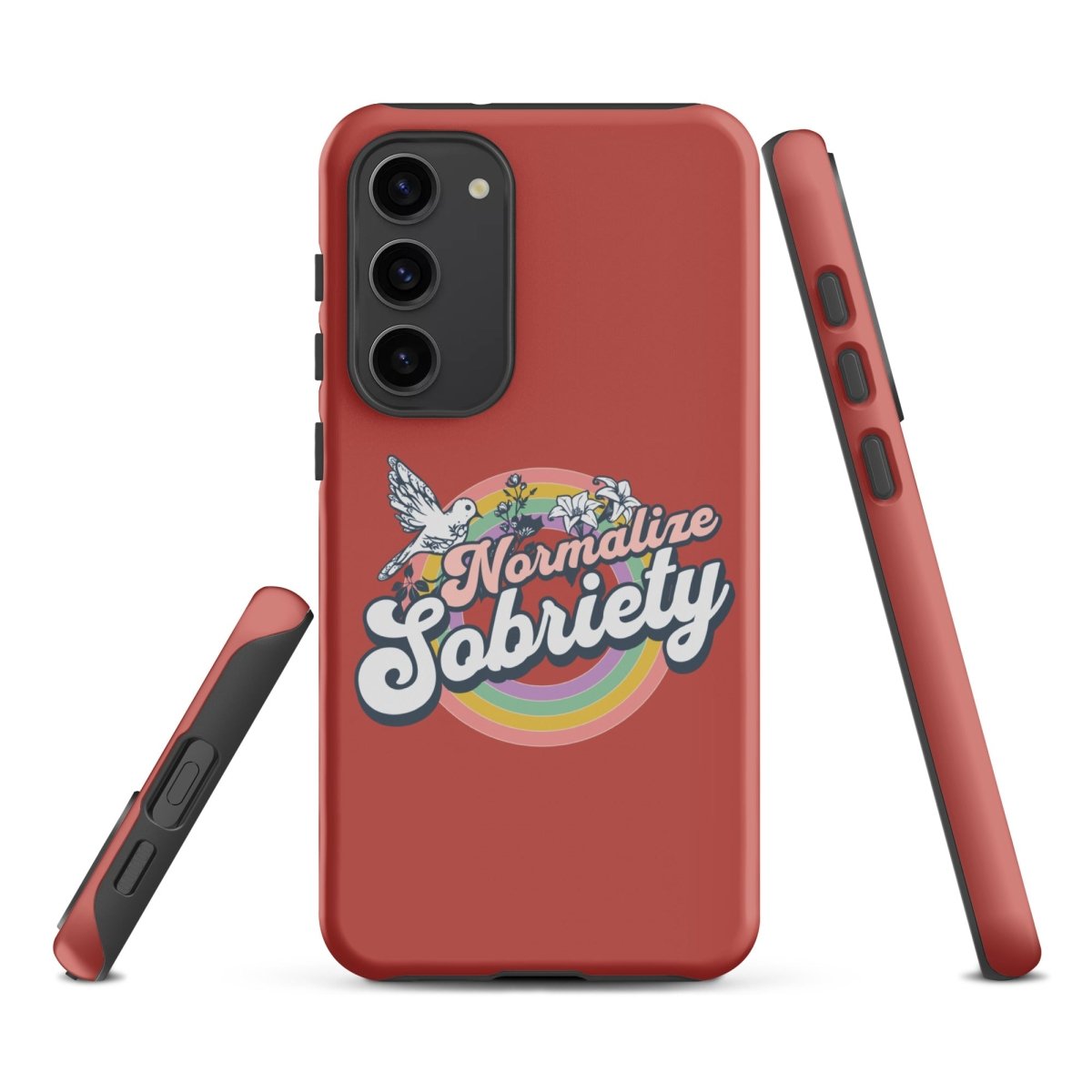 Sober Life Samsung Phone Case - Durable Protective Cover for Galaxy S21/S22/Note 20 - Perfect for Recovery Meetings & Sober Living Support