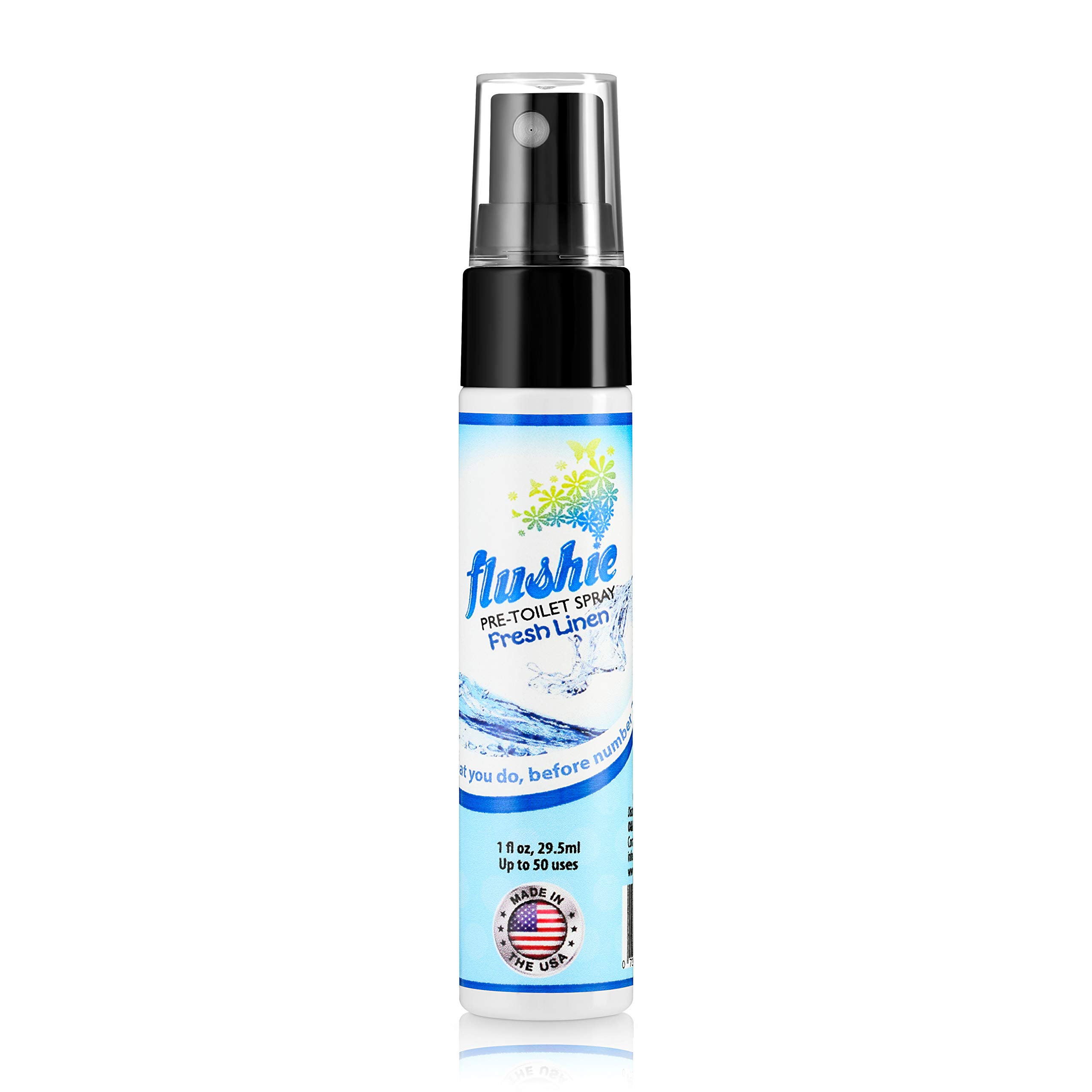 **Travel Size Poop Odor Eliminator Spray - Portable Toilet Deodorizer for Bathroom & Travel Essentials | Freshen Air at Home, Office, or On-the-Go**