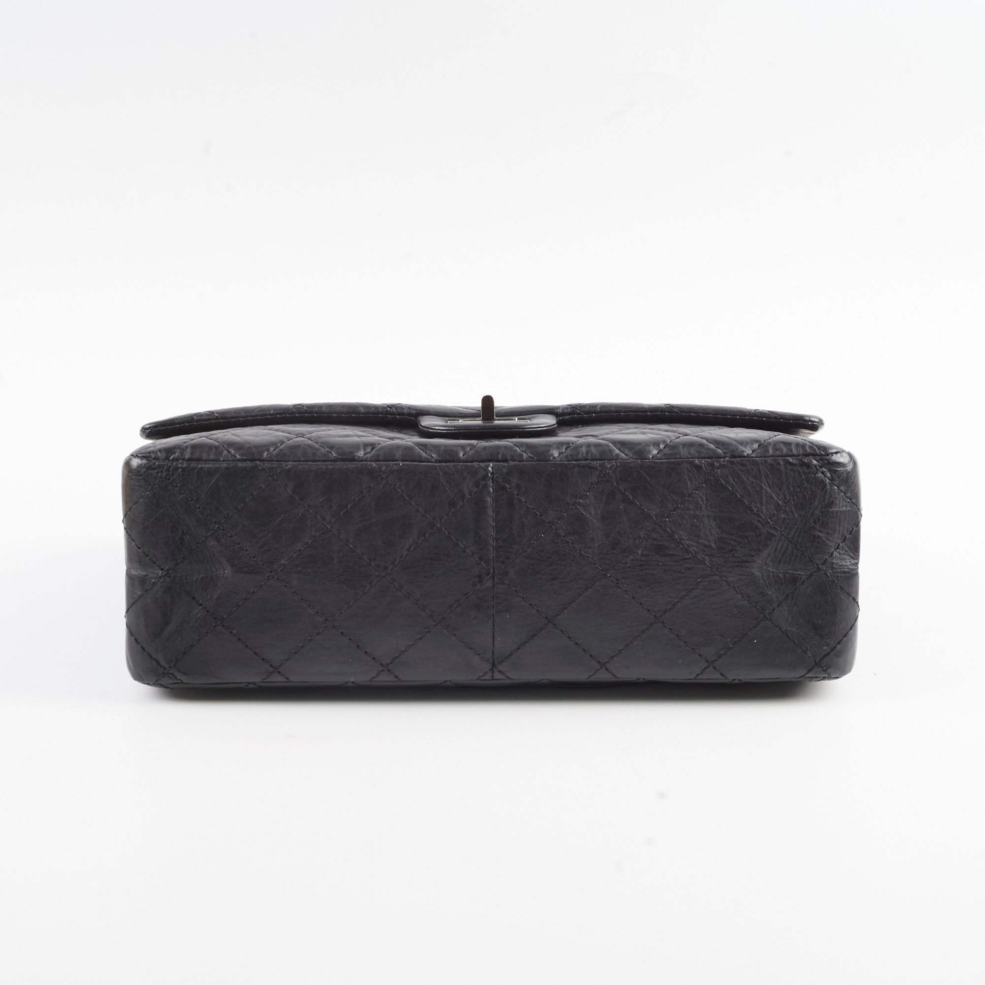 Authentic Chanel Reissue 226 Black Leather Flap Bag Series 12 - Luxury Handbag for Women, Perfect for Evening Events & Special Occasions