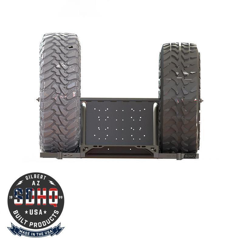 SDHQ Built-In Bed Chase Rack for 2019-2025 Ram 2500/3500 Heavy Duty Trucks | Off-Road Gear Storage & Adventure Accessories